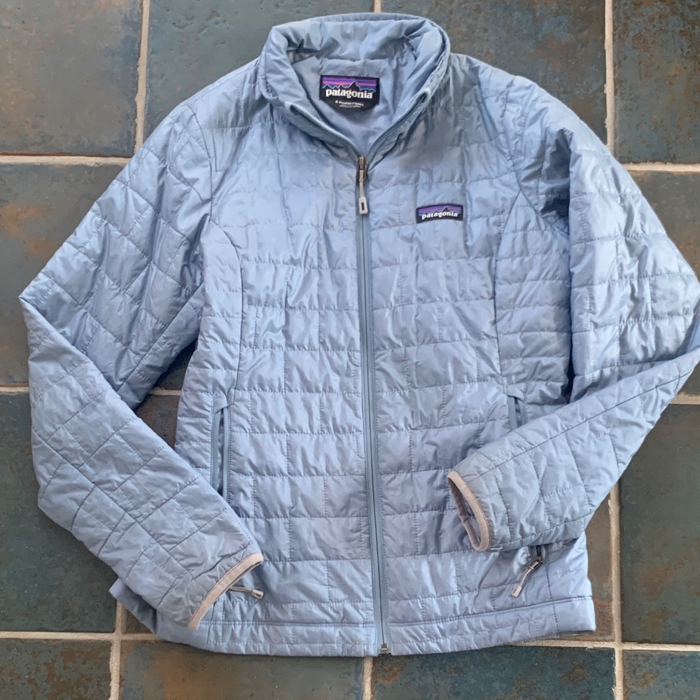 Patagonia Women's Sky Blue Puffer Jacket